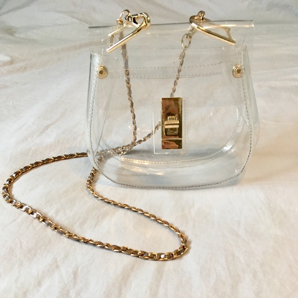 Clear “Stadium” purse!